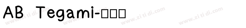AB Tegami字体转换